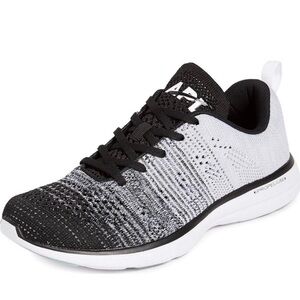 APL: Athletic Propulsion Labs Black/Heather Grey/White Techloom Pro Sneakers 7.5